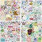 300 PCS Inspirational Stickers for Adults, Scrapbook Vision Board Supplies Motivational Stickers for Water Bottles Laptop